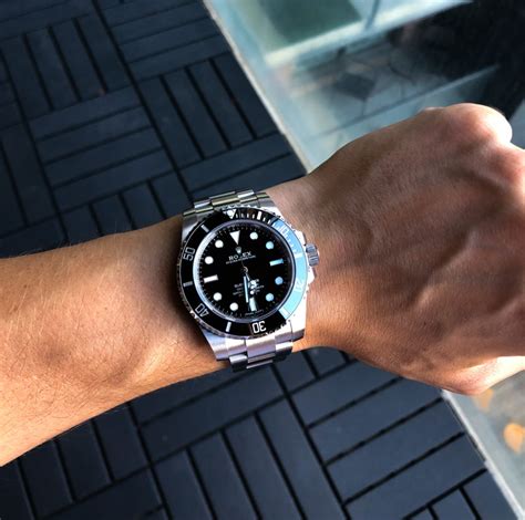 rolex 114060 on wrist|rolex submariner 114060 price.